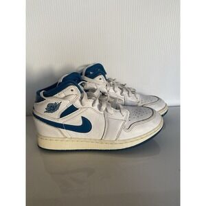 Air Jordan 1 Mid SE Industrial Blue Size 4.5 With‎ Box